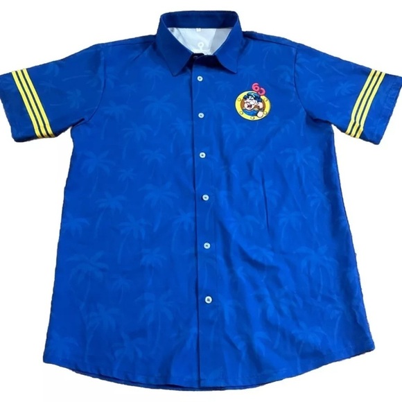 NWOT Cap’n Crunch Cereal 60th Anniversary Logo Button Down Promotional Shirt - Picture 1 of 3